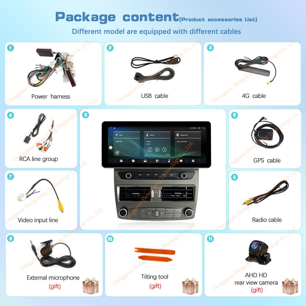 12.3Inch For Lexus Ls430 2001-2006 Car Multimedia Video Player GPS Navigation Radio Android12 8+128G 8Core CarPlay 4G 360Camera