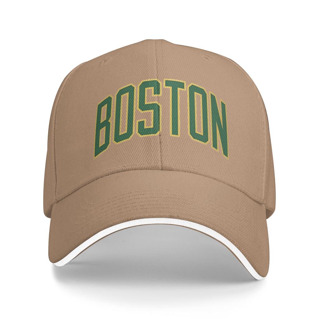 Summer Casual Baseball Cap Green Boston Running Hippie Hip Hop Hats For Couple Women Adjustable  Stylish Baseball Caps