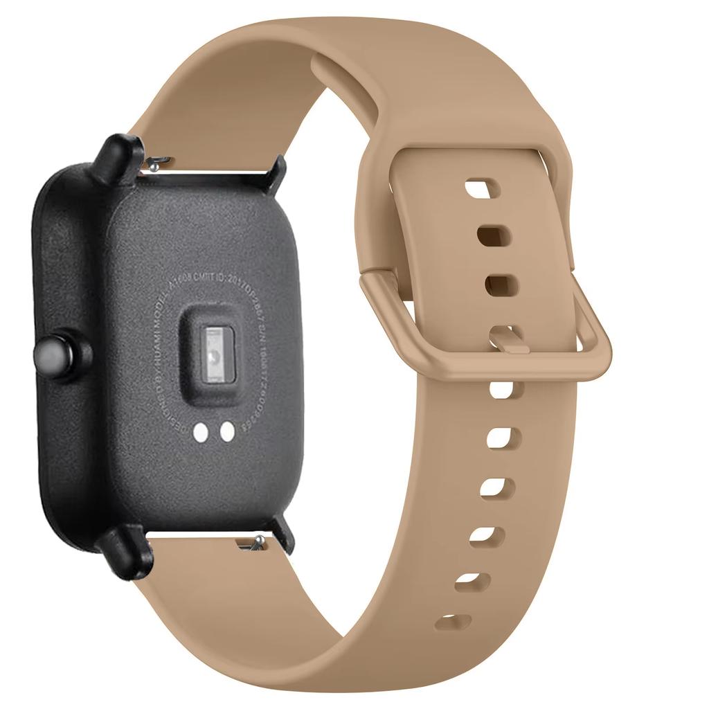Silicone band For Amazfit GTS/2/2e/4/3/GTS2 Mini/GTR 4/47mm/GTR2/2e/stratos 2/3 20mm/22mm Watch Bracelet Amazfit bip 6 5 3 strap