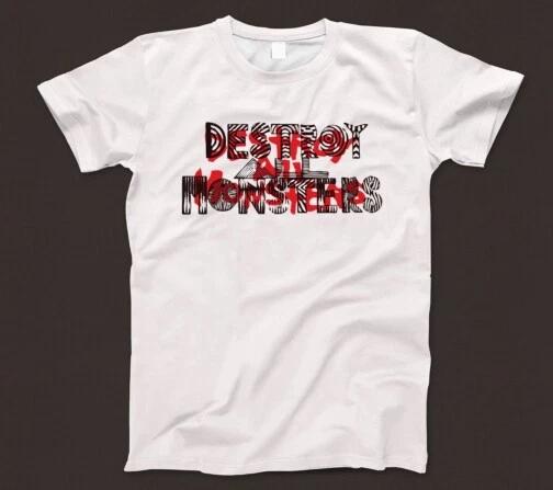 Футболка Destroy All Monsters 579 Музыка Рок-группа Ниагара Научная фантастика Фильм Годзилла 3XL