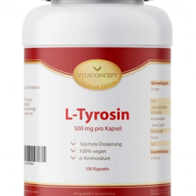 

VITACONCEPT L-Tyrosine 1000 mg 100 Capsules
