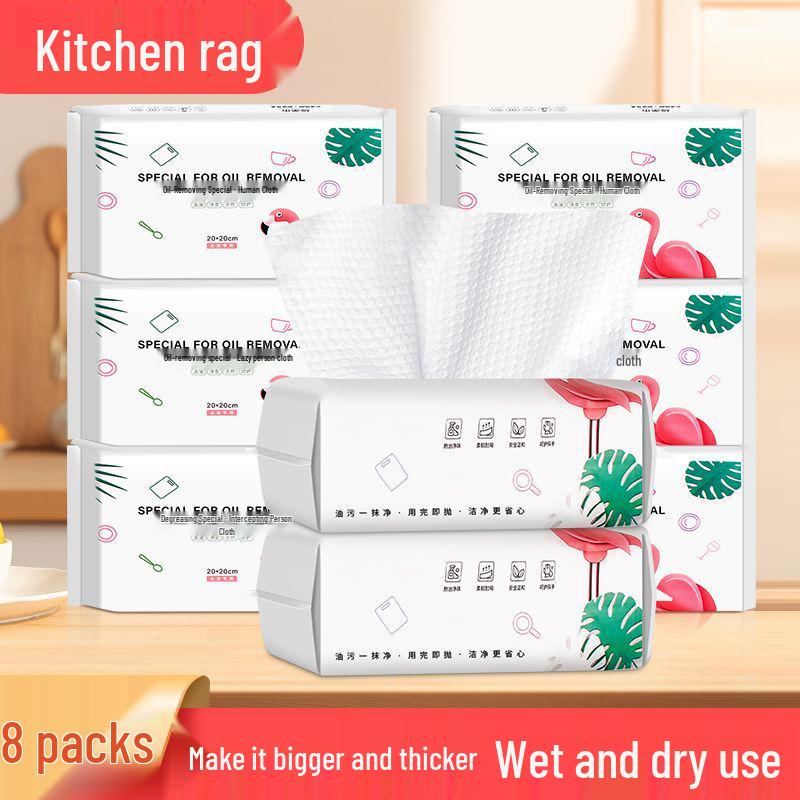 Thick Disposable Oil & Water Absorbent Dishwashing Cloths for Kitchens