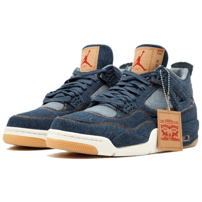 Air Jordan 4 Retro X Levi'ss 'Denim' Jordan AO2571-401