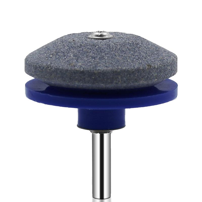 

Заточка стала проще: Электрическая заточка для газонокосилки с износостойкой шлифовальной головкой и шлифовальным камнем темно-синий