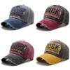 Cotton Vintage Baseball Cap With Adjustable Strap For Casual Wear