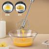 Semi Automatic Egg Beater Kitchen Gadgets Egg Tools Stainless Steel Manual Hand Whisk Mixer Self-Turning Cream Utensils