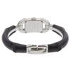 Gucci Bangle Watches 6800L blackDial Stainless Steel/Bamboo Quartz Analog Display Women Used
