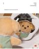 Little Red Book Cute Poodle Doll Plush Comfort Toy for Children