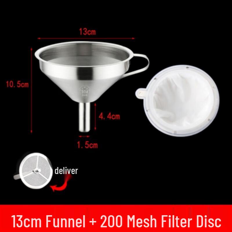 Multi-Purpose 304 Stainless Steel Kitchen Funnel Set