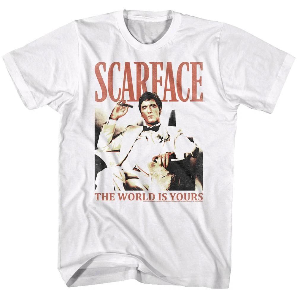 Scarface World is Yours Men s White T Shirt S