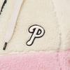 New MLB Velvet Jackets Unisex Pink White 3AJPF3616-10COS