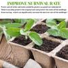  Peat Pots Seed  Trays Seedling Pots Germination Trays 10 Cells