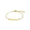 Elegant Mama Letter Bracelet – Personalized Beaded Jewelry, Perfect for Mother's Day Gift