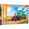 Puzzle 100 Landwirtschaftliche Maschinen. Traktor mit Anhänger 16494