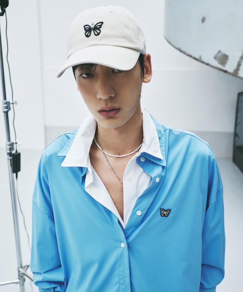 Nigaennikol Mini Butterfly Blink Ball Cap_Light Beige