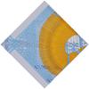 130Cm Luxury  100% Twill Silk Scarf Two Horses Weaving Square Scarf New Design Kerchief Woman Neck Shawl Wraps Echarpe