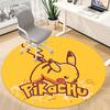 1pcPikachu Electric Office Round Area Rug, Indoor Mat Suitable For Office,Bedroom Living Room Home Decor, Room Deco a0928167