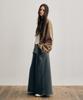 Cita Every Day Comfort Raw Edge Maxi Skirt_Cts620(Charcoal)