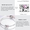 Copper Pink Series Charms Beads Fit Original Bracelet For Women Jewelry Making Gift