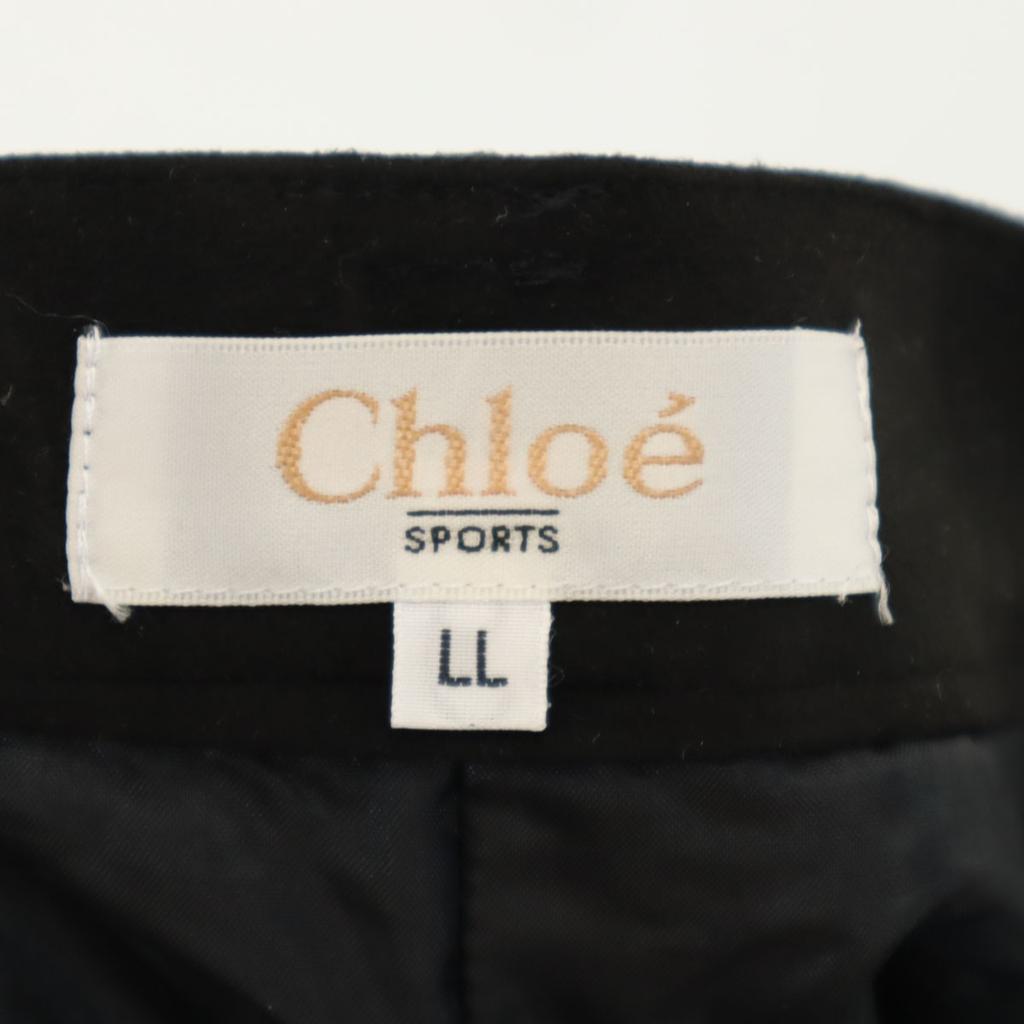 Chloe SPORTS Faux suede Tapered pants LL black Women Used
