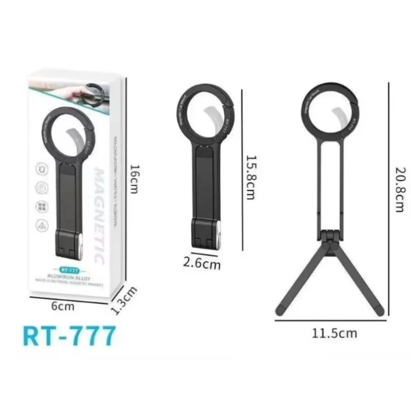 Foldable Portable Phone Holder Stand Magnetic Cell Phones Tripod Mount For Magsafe iPhone 16 15 14 13 12 Pro Max Samsung Xiaomi 6