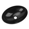 RV Oval Sink 15.72x11.37x5.59in Acrylic Kitchen Hand Wash Bowl Sink with 50mm Drain Outlet for Boat Yacht Motorhome