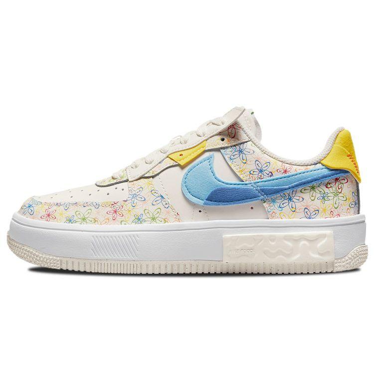 

Nike Air Force 1 Fontanka Flowers Women Sneakers Multi-Color Sail Vivid-Sulphur DV3211-100 36