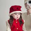 Children's Winter Fisherman Hat: Festive Plush Bucket for New Year and Christmas