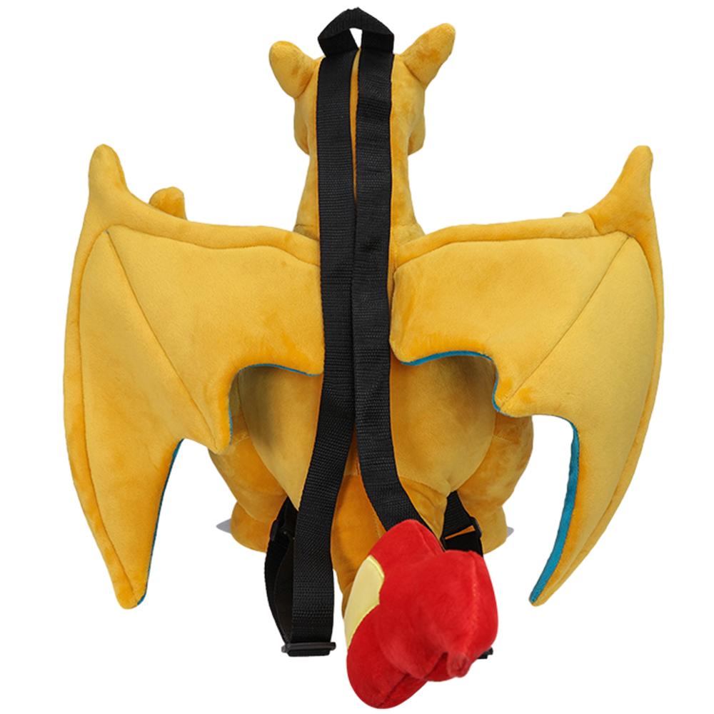 Gengar Mimikyu Eevee Snorlax Charmander Charizard Mew Rowlet Plush Backpack Stuffed Toys Shoulder Bag for Kids Gifts 12 INCH