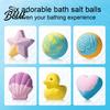 Bubble Bath Balls 6Pcs/Set Salt Bombs Ocean Starfish Shell Love Heart Duck Essential Oils Fizzies Moisturizing Dry Skin Shower Ball Spa Birthday Gift
