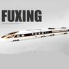 Lega Treno ad Alta Velocità Modello Diecast Metallo Giocattolo Rotaia Elettrico Treno ad Alta Velocità Veicoli Metropolitana Modello Auto Suono e Luci Regalo per Bambini