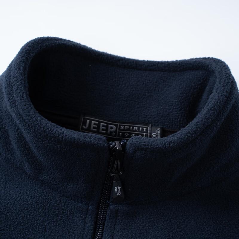 JEEP SPIRIT Hanorac Casual cu Mânecă Lungă din Fleece pentru Bărbați