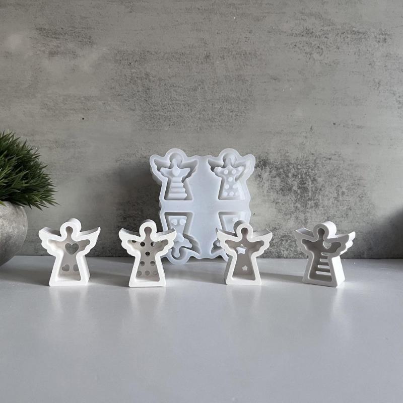 Flexible Silicone Mold Nightlight Molds Creative Project Moulds Silicone Texture for Creating Detailed Angel Decorations