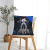 Cartoon  Ado  Square Pillow Case  Cushion Cover Custom Zipper Decorative Pillowcover for Car 45x45cm
