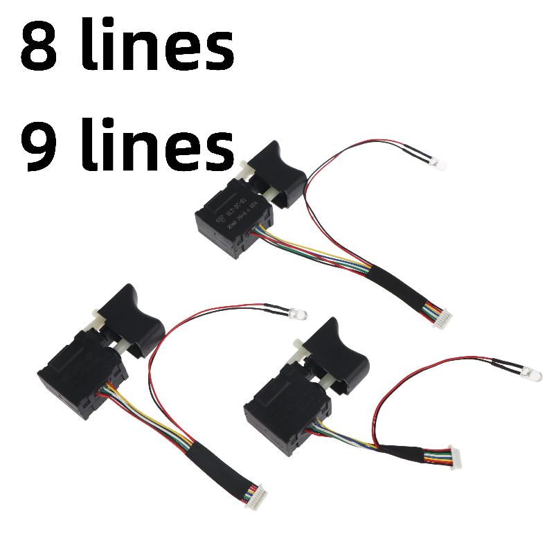 Electric Drill Speed Control Switch 1Pcs Brushless Heavy Duty Push Button Trigger for Industrial Power Tool Maintenance