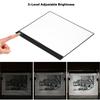 A3 LED Tracing Light Box Pad Grafiktablett 4 mm ultradünnes Zeichenbrett Copyboard 3 Stufen Dimmen