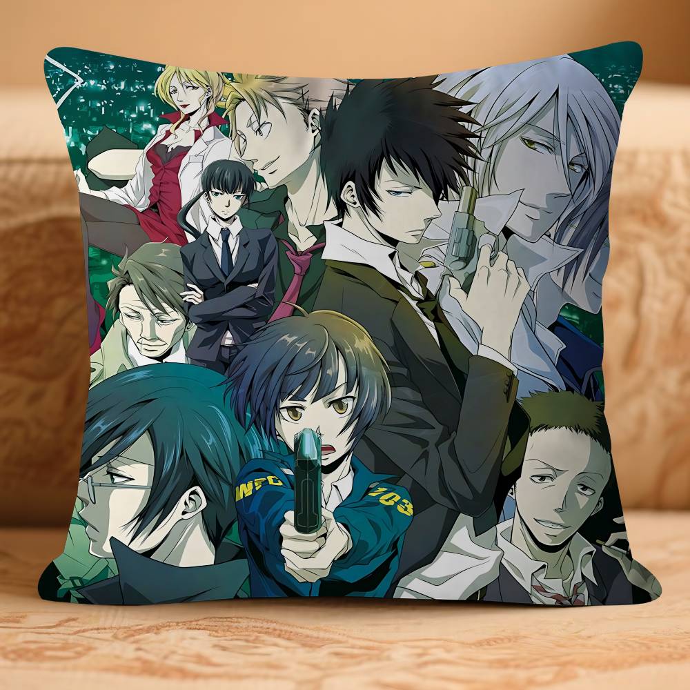 Anime PSYCHO-PASS Pillow Gift Home Office Decoration Bedroom Sofa Car Cushion Cover Case 45x45
