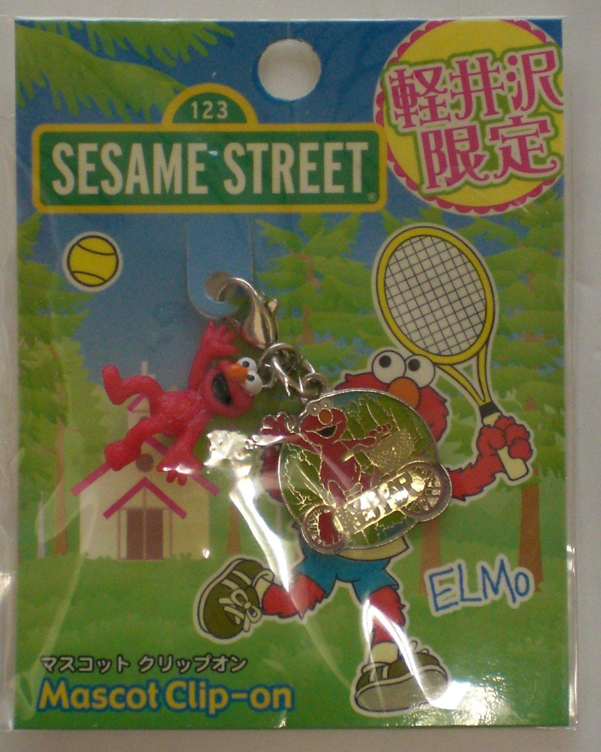 

Талисман SESANE STREET Karuizawa Limited Elmo Zipper Талисман Happy End Sanrio Clip-on