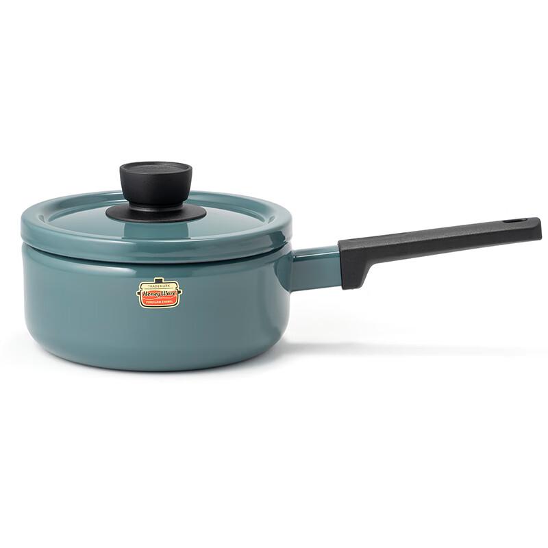 FUJIHORO Enamel Single-Handle Soup Pot