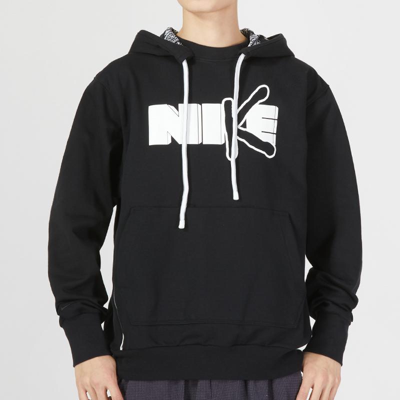 Nike Sweatshirts Men's Black Hooded Moderate Other DV9502-010