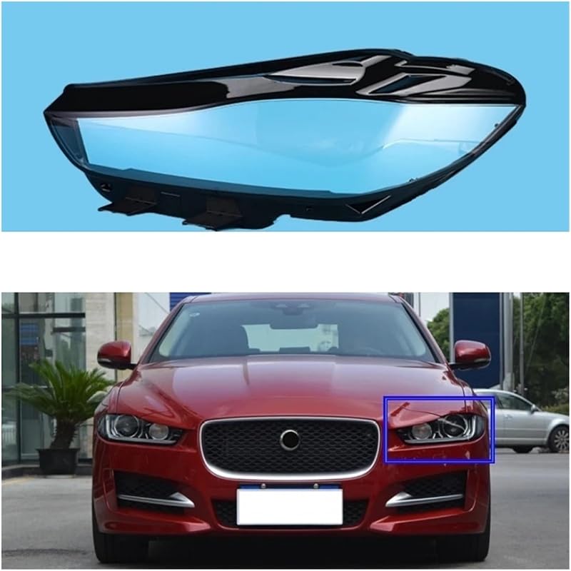

Compatible For Jaguar XE XEL 2015 2016 2017 2018 2019 lens Headlight transparent lampshade Lens light Car light protection cover shell(Left) Left
