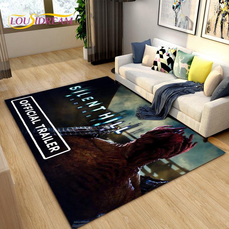 Silent Hill Horrorfilm Game Gamer Vloerkleed, Tapijt voor Woonkamer Slaapkamer Bank Deurmat Decoratie, Kinderen Antislip Vloermat