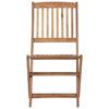 Maison Exclusive - Chaises pliables d'extérieur 8 pcs Bois d'acacia solide