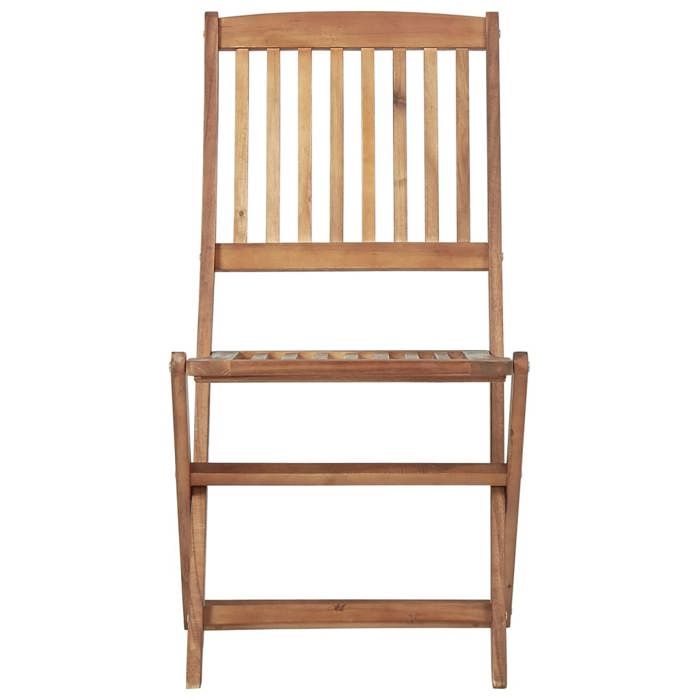 Maison Exclusive - Chaises pliables d'extérieur 8 pcs Bois d'acacia solide