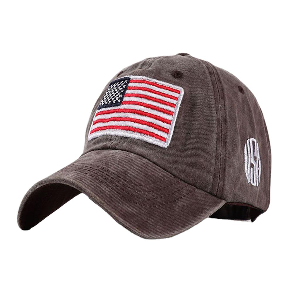 Dad Cotton Distresseded Vintage Distressed Washed Cap Baseball Stitching Embroidered Flag Usa New Brand Latest Fresh Hats Fashion Women Hip Hop Trendy