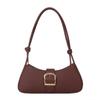 Textured PU Leather Niche Shoulder Bag For Women  Summer New Popular Versatile Crossbody Bag Ladies Simple Work Handbags