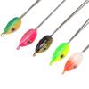 5PCS Stainless Steel Alabama Rig Fishing Lure with Swivel Snap 20.5cm Umbrella Rig 5 Arms Fishing Umbrella Bait Bass Fishing