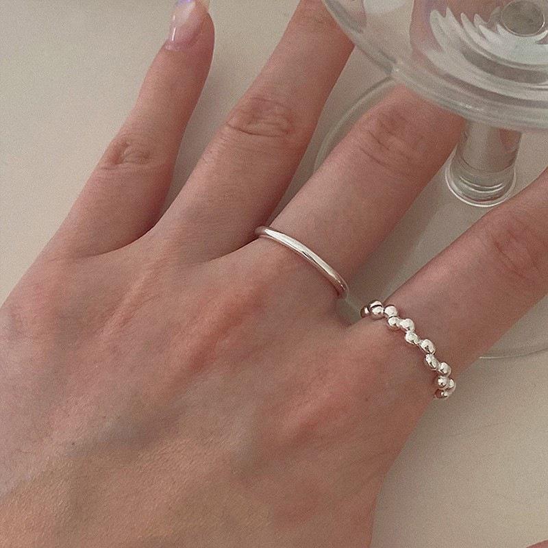 Women's Adjustable Irregular Bead Ring - Simple, Stylish & Versatile Index Finger Jewelry