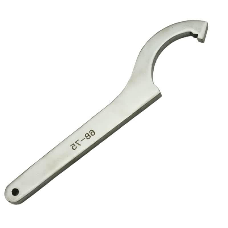 Bo Fang Stainless Steel Anti-magnetic Crescent Hook Wrench 34-42
