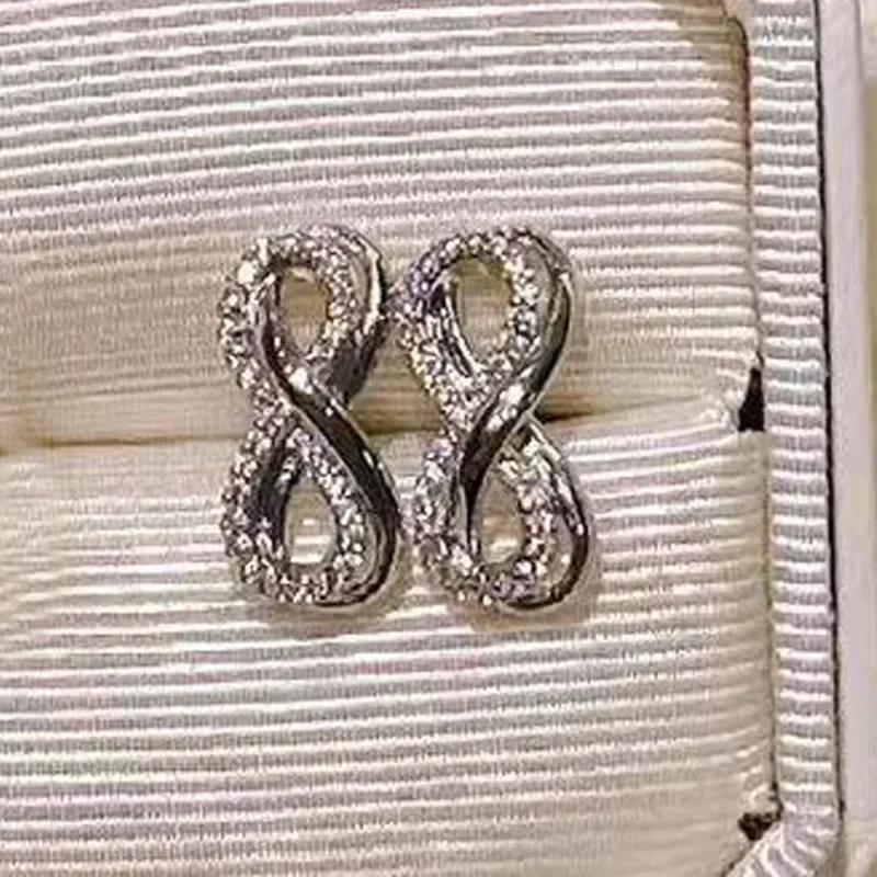 2026 New Trend Fine Jewelry Set Charming Heart Crystal Fashion Stainless Steel Necklace Earrings As a Anniversary Gift for Women